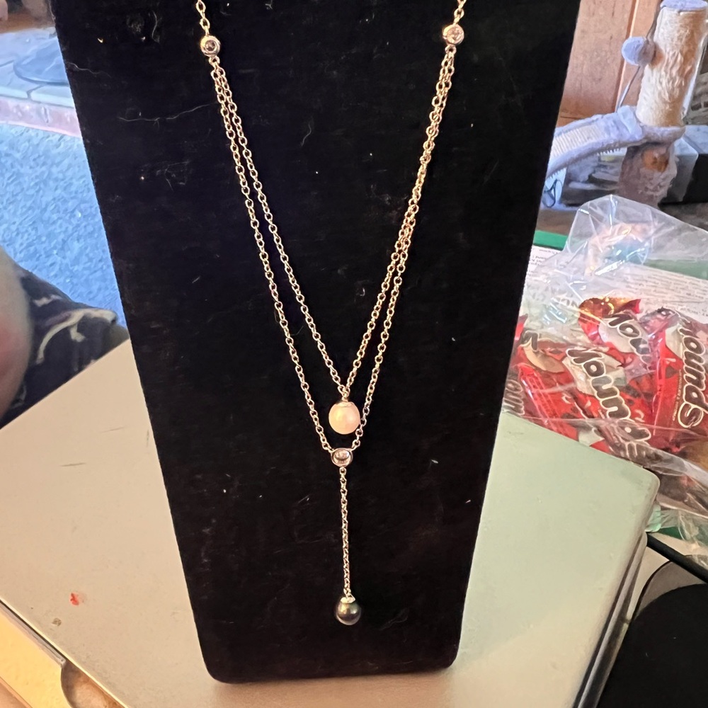 Vantel Pearls 2 pearl necklace as pictured. NEW.